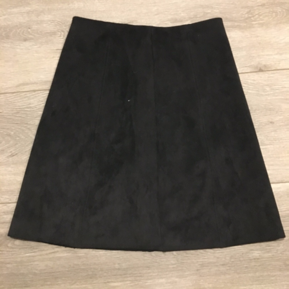 Black Suede Skirt